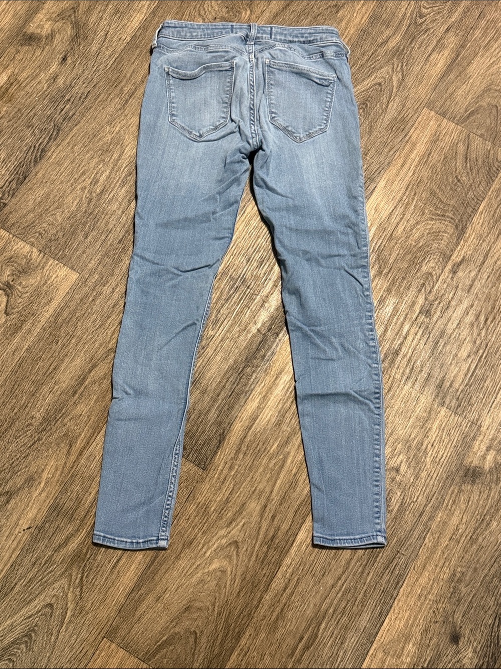 Hollister Light Blue Distressed Skinny Jeans - Picture 2 of 3
